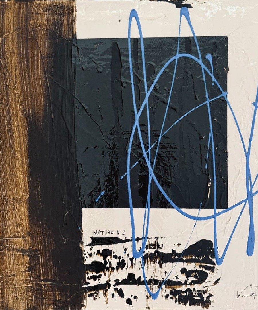 Federico Verdiani, Nature n.2, 2025, acrilico e resina su tela, 40x40cm Federico Verdiani, Nature n.2, 2025, acrilico e resina su tela, 40x40cm