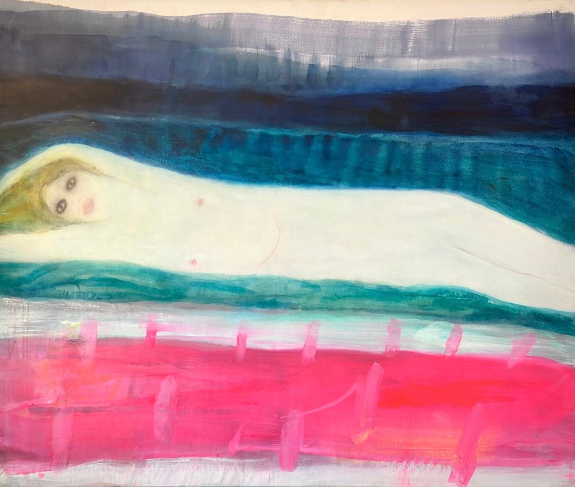 Ingrid Piccinini, Orizzonte Felice, 2025, Tempera su Tela, 120x100 (1)